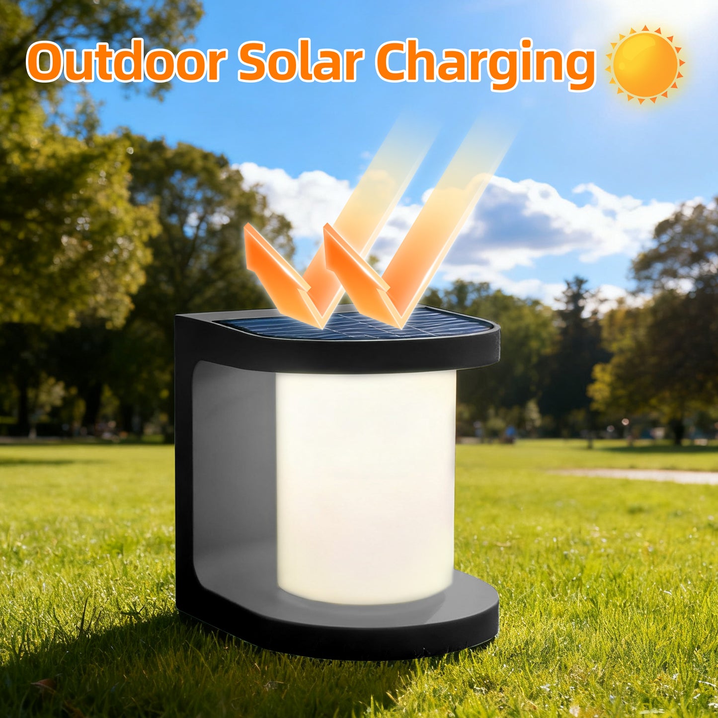 AULLA BRIGHT Solar LED Light Black Lamp Garden Light Lawns Light & Kids Night Light