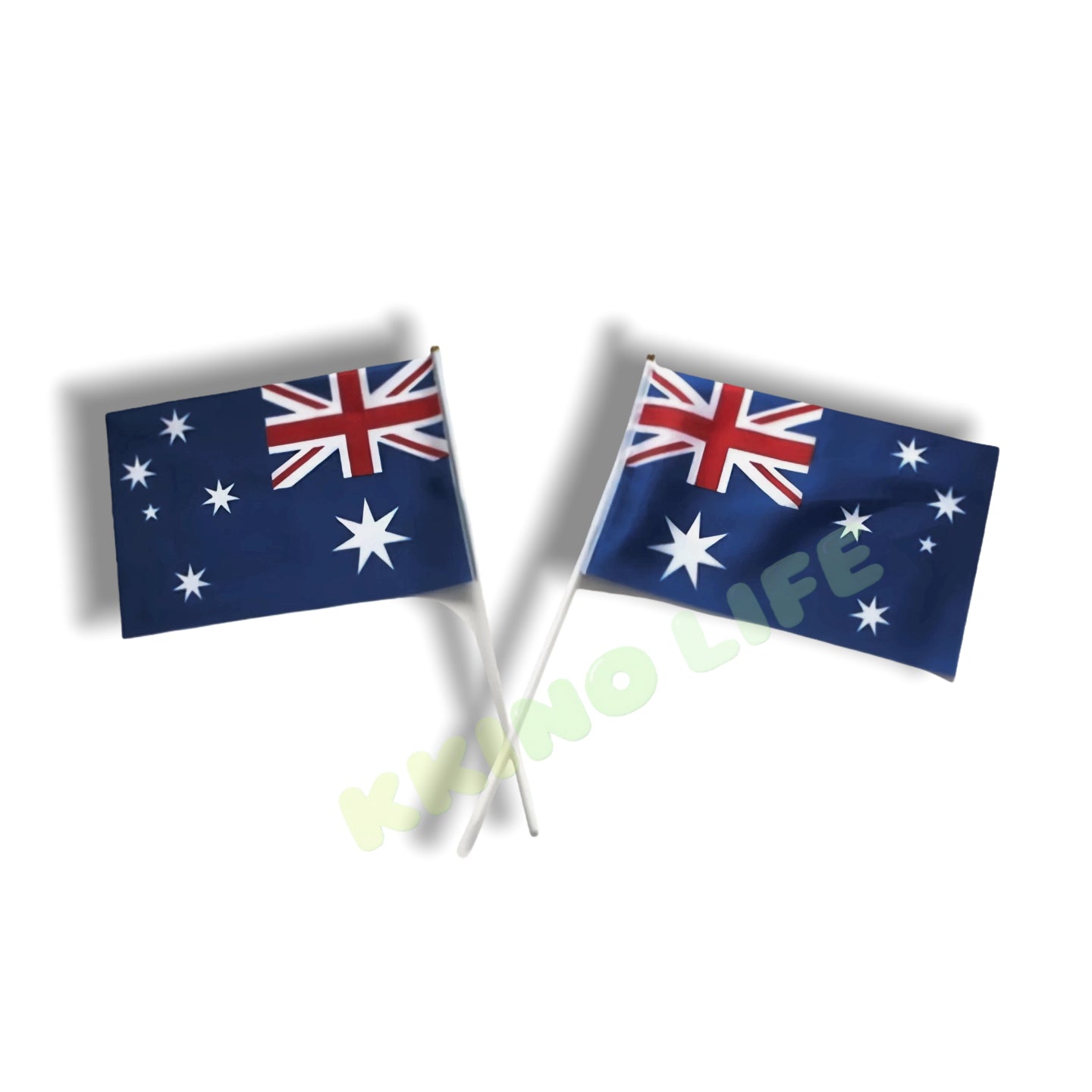 10 Pcs Small Hand Waver Australia Flags Australia Day Heavy Duty Outdoor Flags