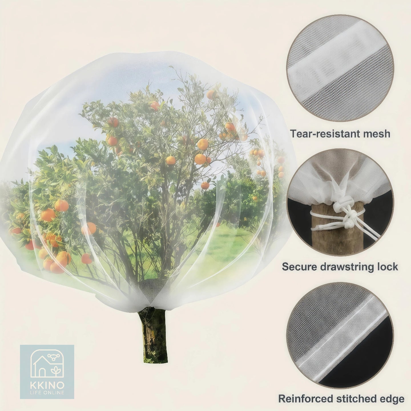 Fruit Fly Net Insect Mesh Garden Netting Vegetable Plant Protection Cover 7 Size