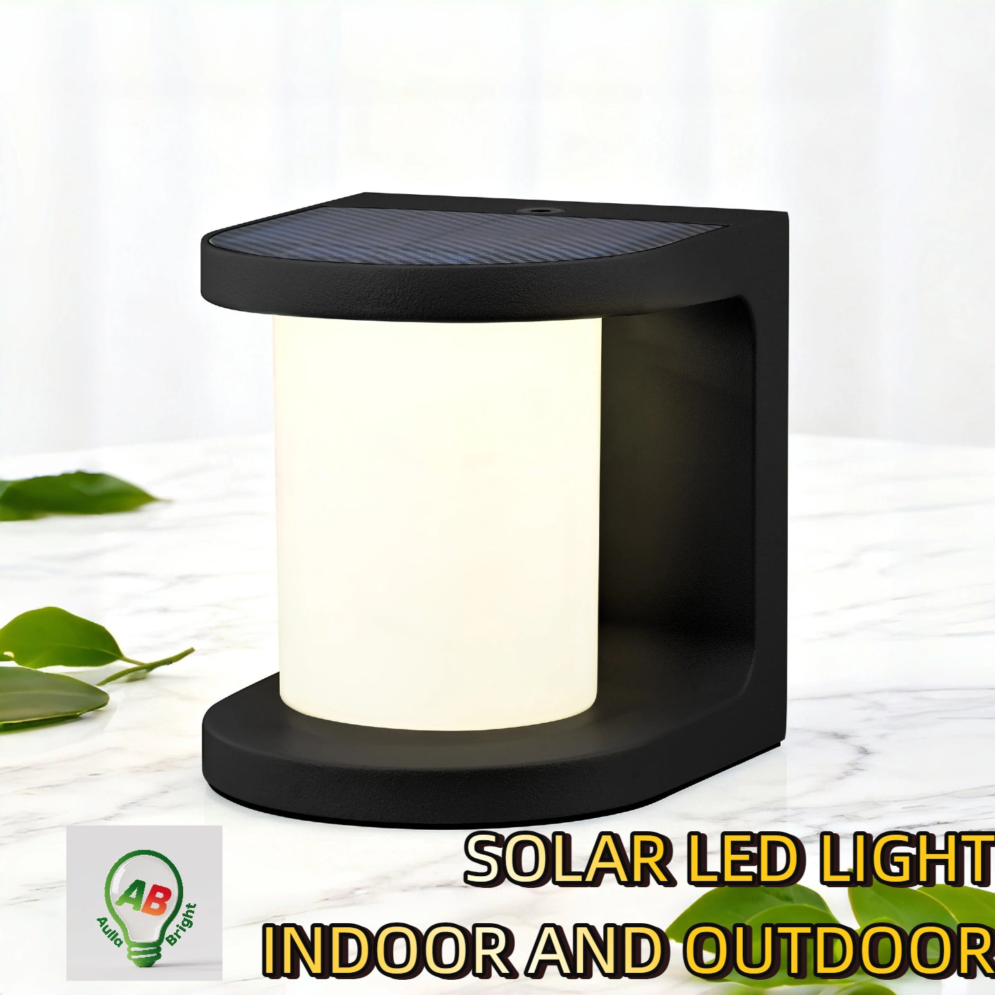AULLA BRIGHT Solar LED Light Black Lamp Garden Light Lawns Light & Kids Night Light
