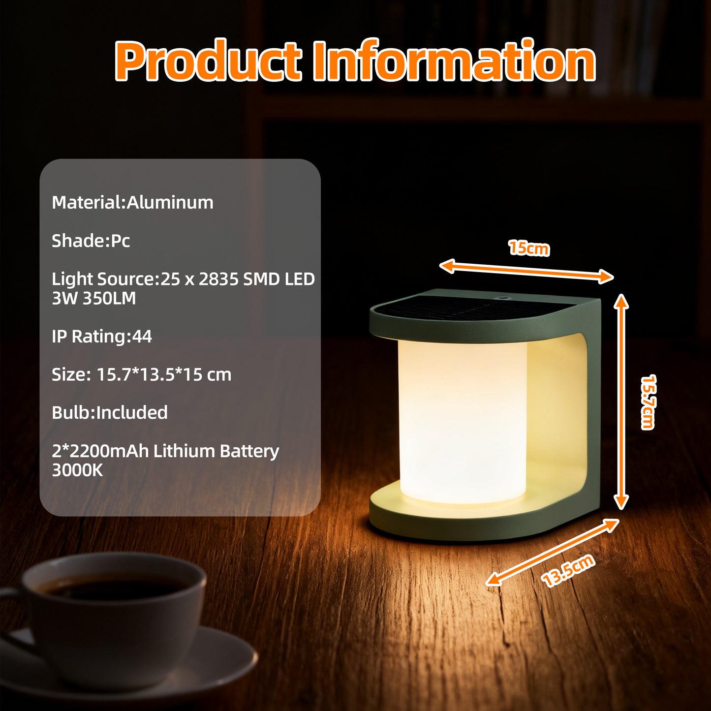 AULLA BRIGHT Solar LED Light Grreen Lamp Garden Light Lawns Light & Kids Night Light