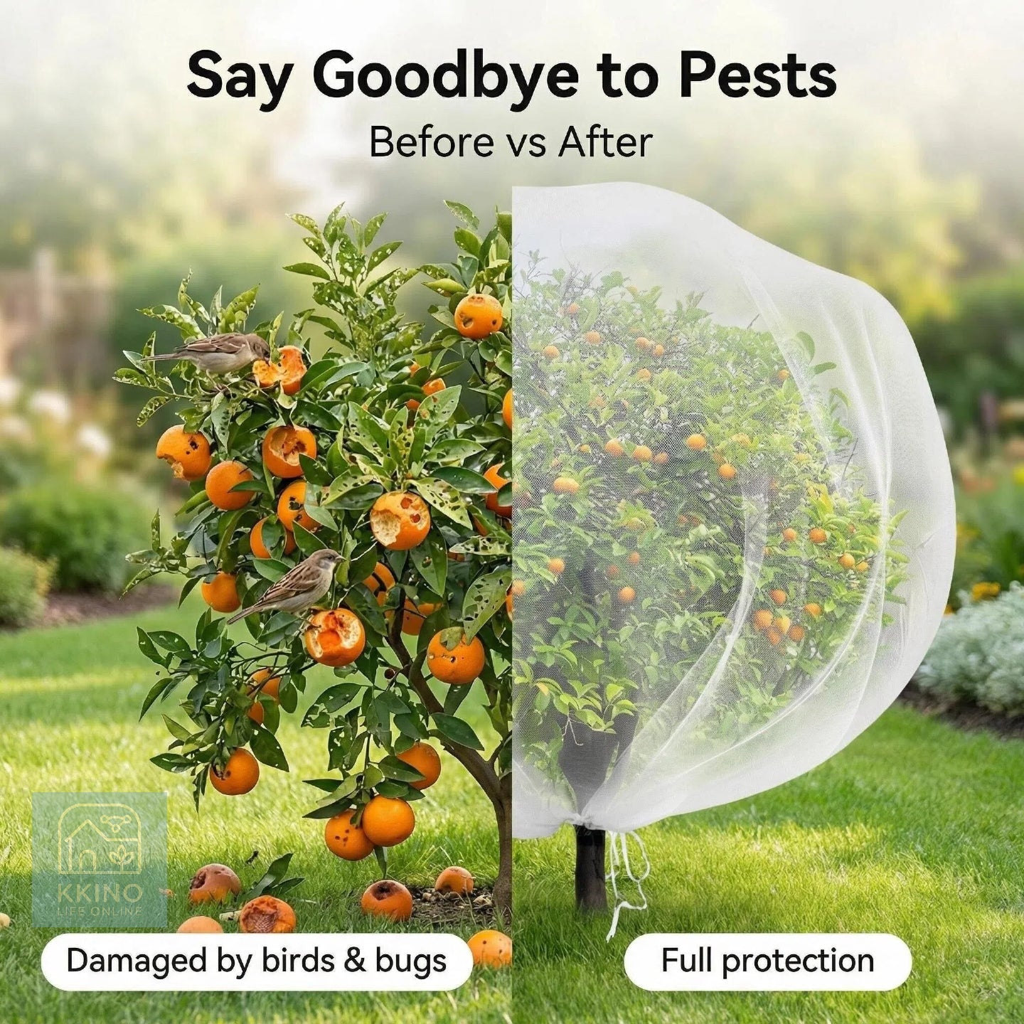 Fruit Fly Net Insect Mesh Garden Netting Vegetable Plant Protection Cover 7 Size