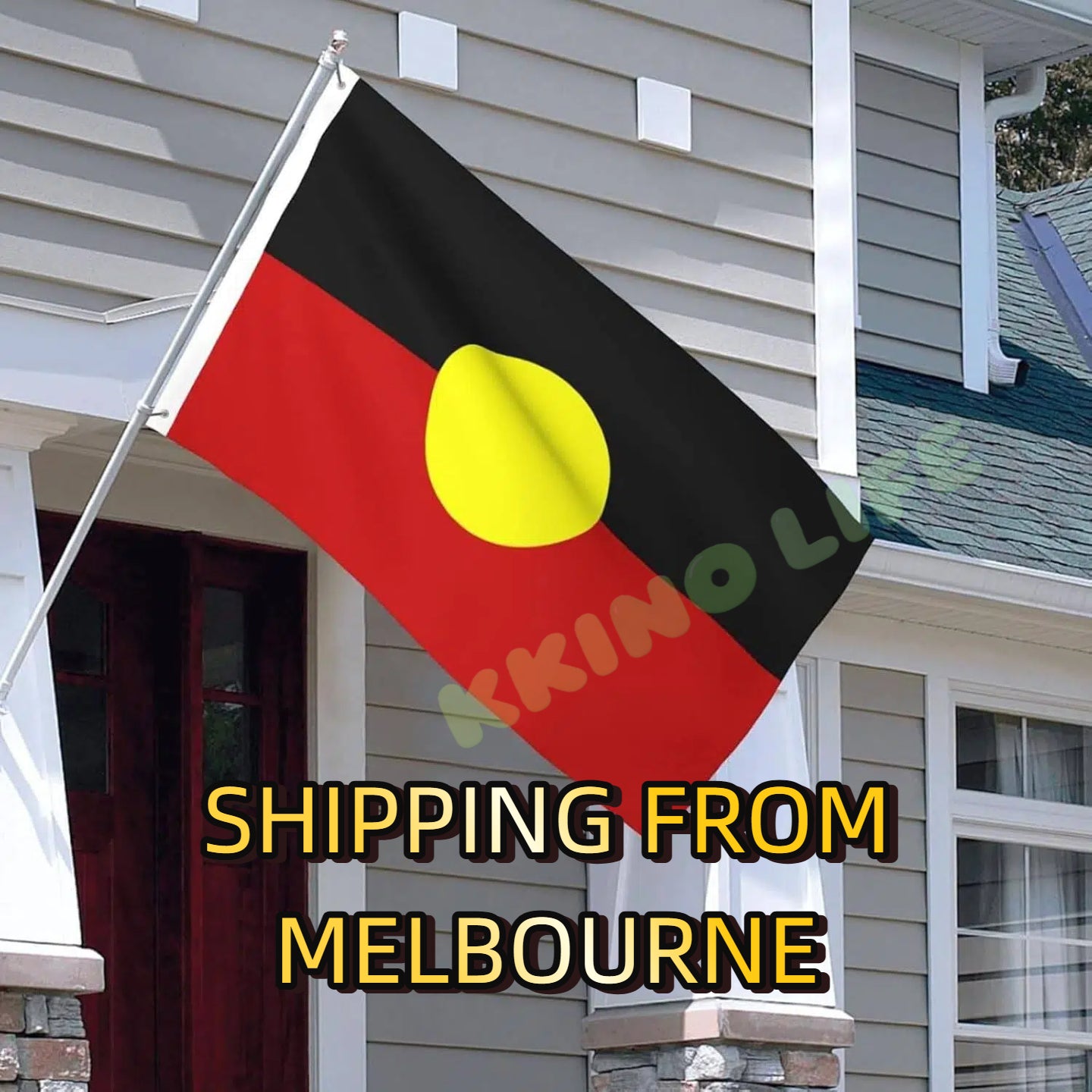 Australian Aboriginal Flag Large 90x150cm Aussie Australian Day Heavy Duty Outdoor