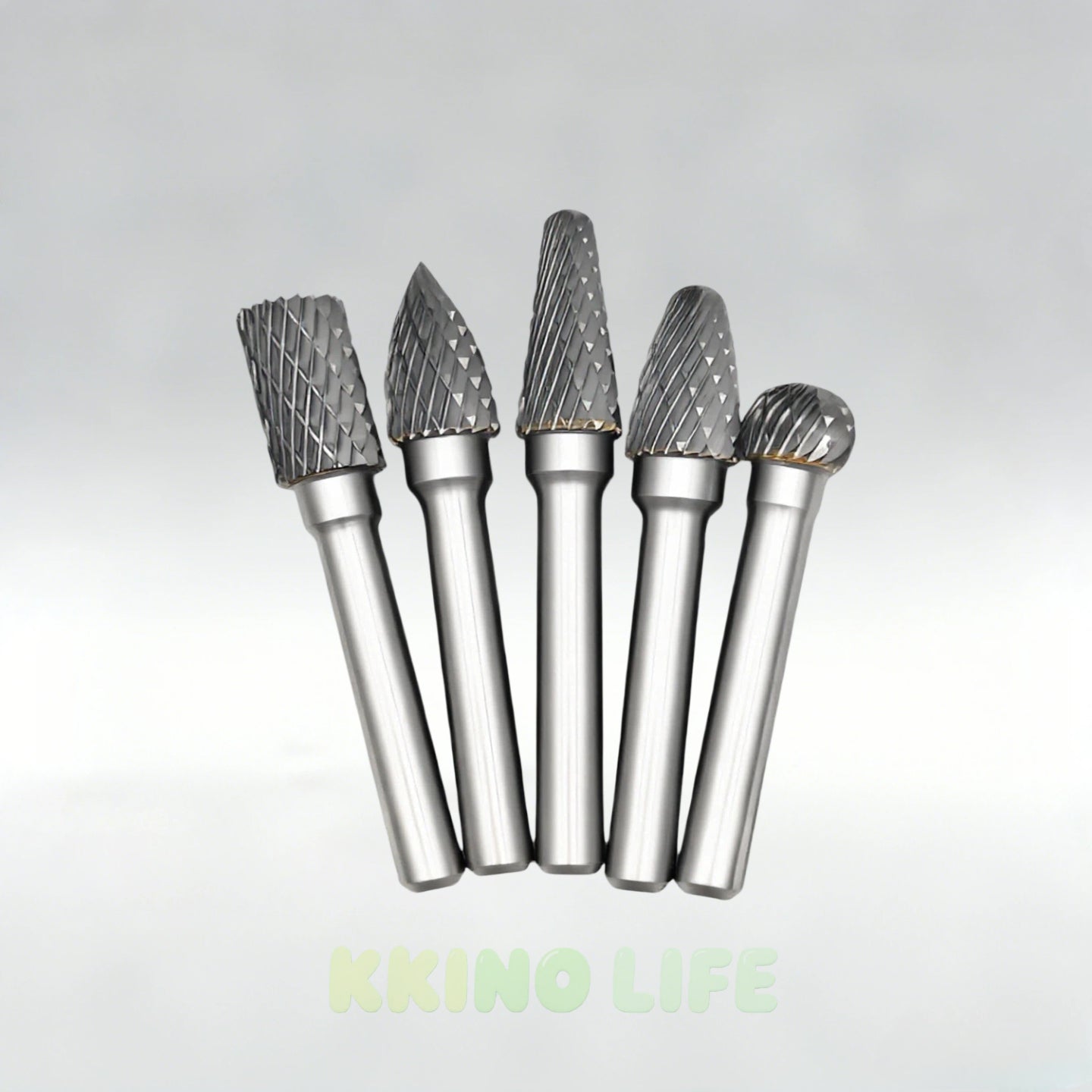 6mm x 10mm Head Tungsten Steel Carbide Rotary Burr Bur Die Grinder Bit 3/8 Inch Diameter
