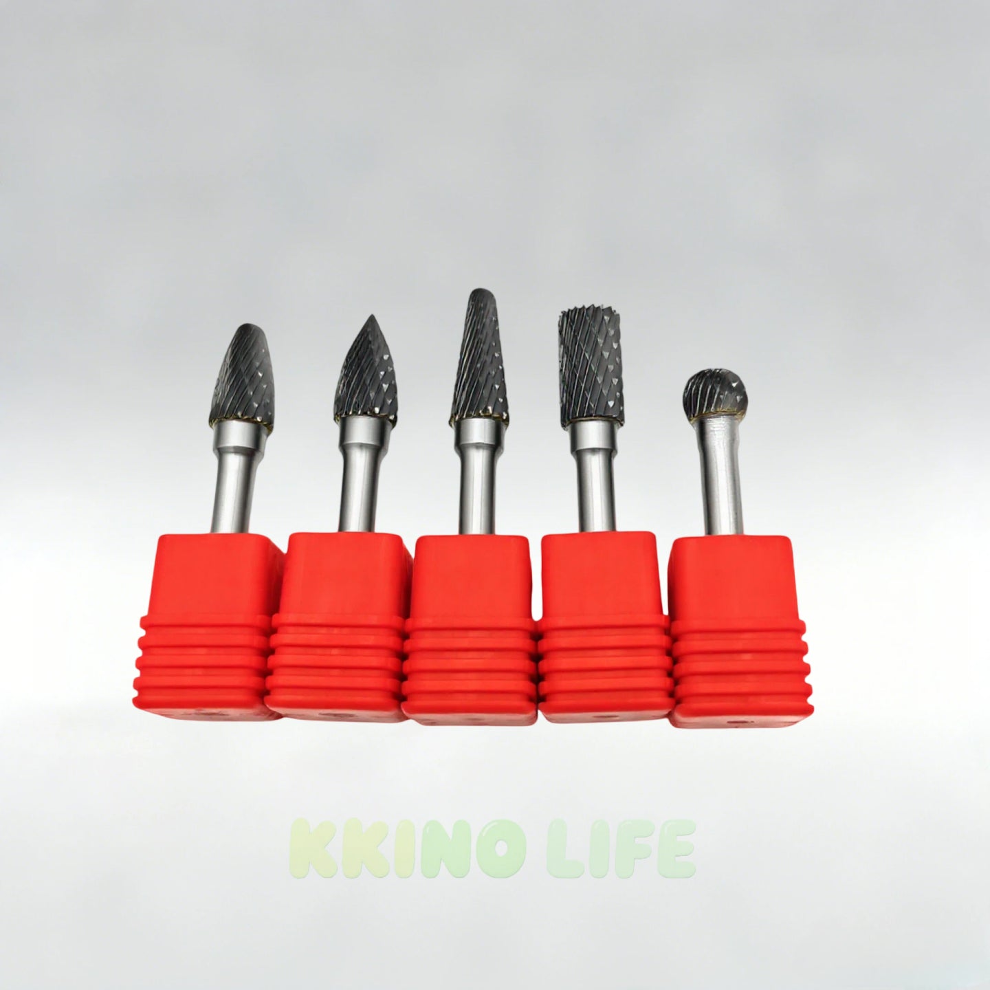 6mm x 10mm Head Tungsten Steel Carbide Rotary Burr Bur Die Grinder Bit 3/8 Inch Diameter