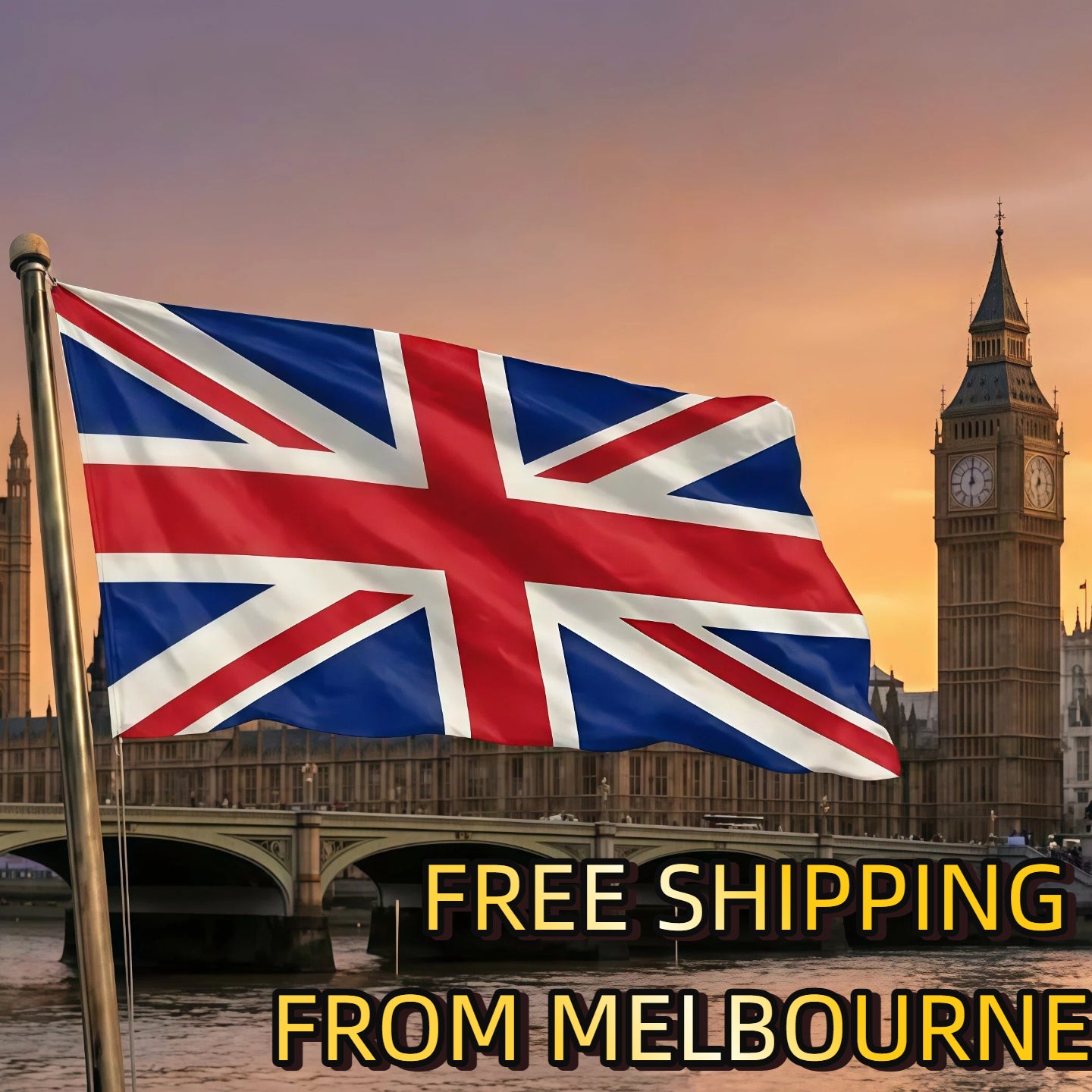 UK Union Jack Flag 90x150cm United Kingdom Flag Heavy Duty Polyester Indoor Outdoor Banner