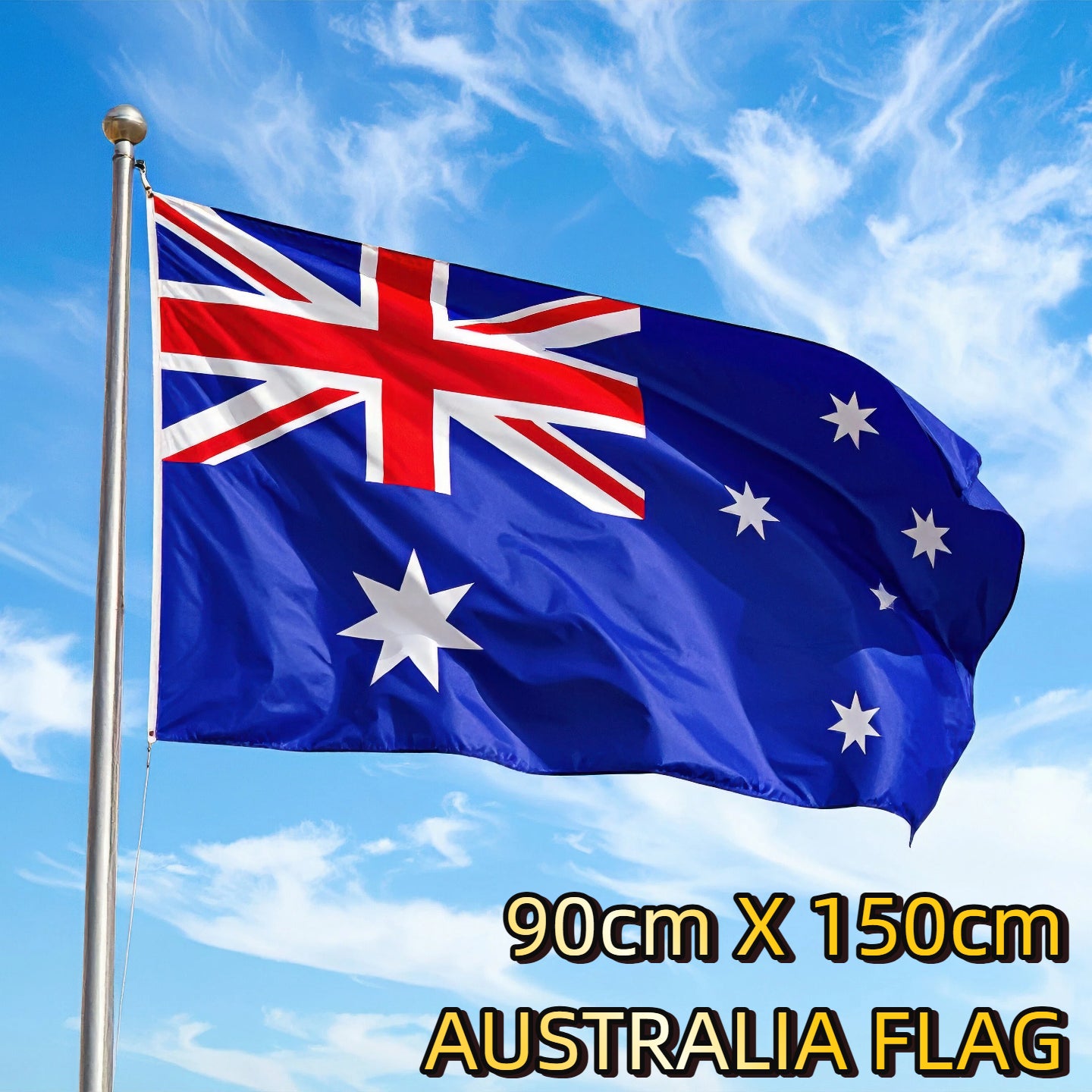 Australian Flag Large 90x150cm OZ Aussie Australian Day Heavy Duty Outdoor Flag
