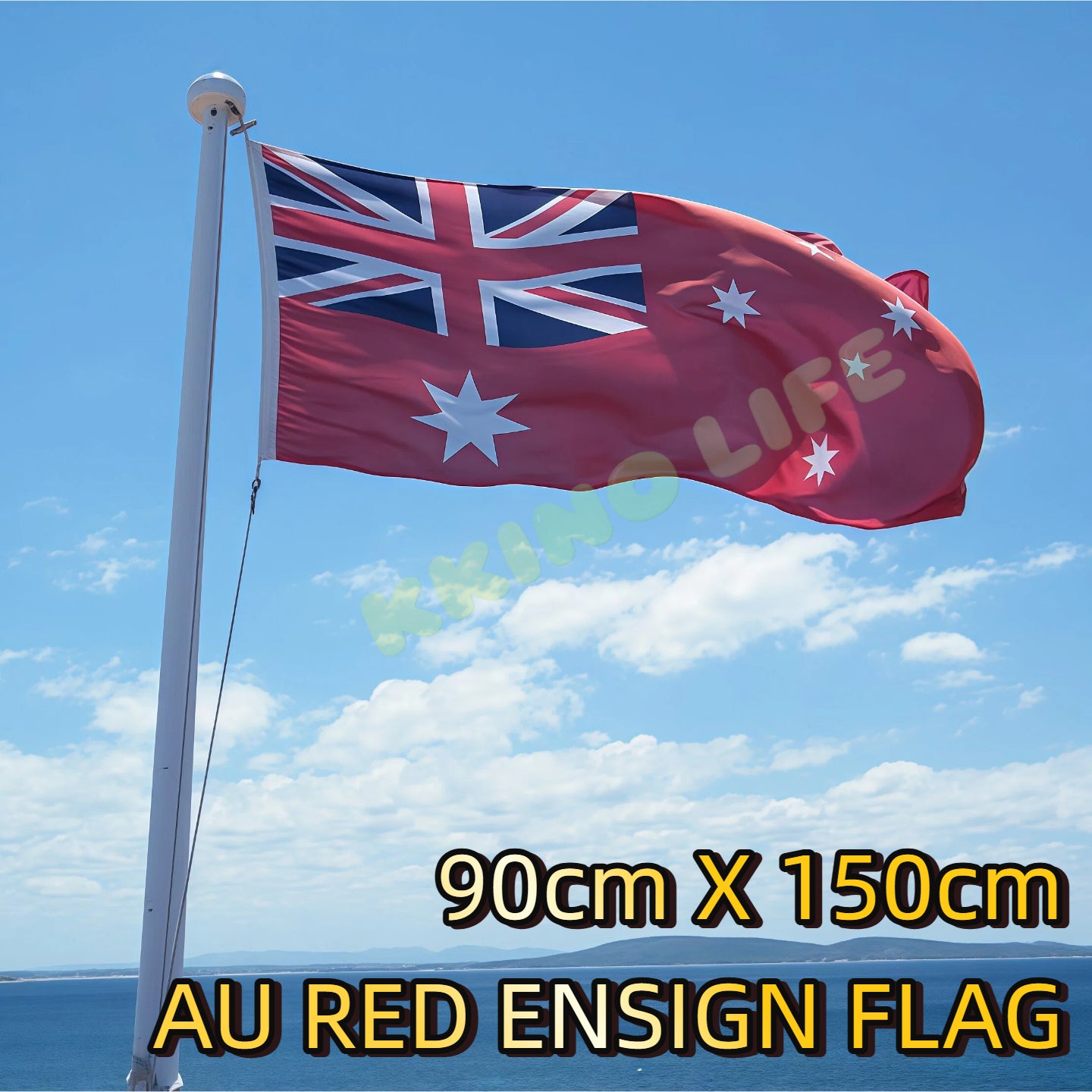 Australia Red Ensign Flag Large 90x150cm Marine Navy Heavy Duty Aussie Outdoor